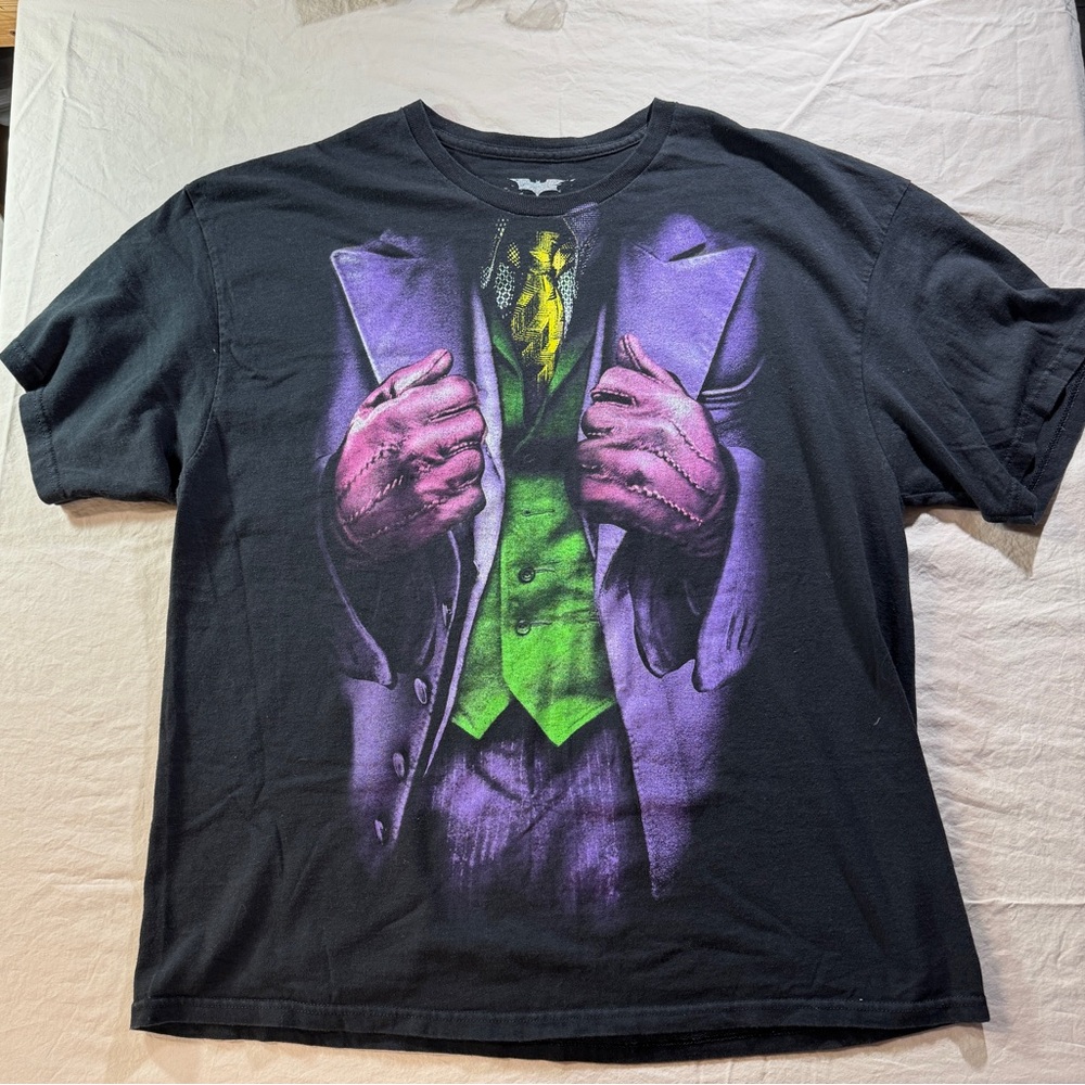 DC Comics The Dark Knight Joker Black Tee